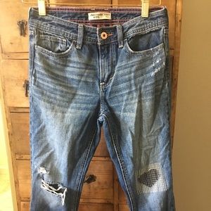 Abercrombie and Fitch Kids Boyfriend Jeans.